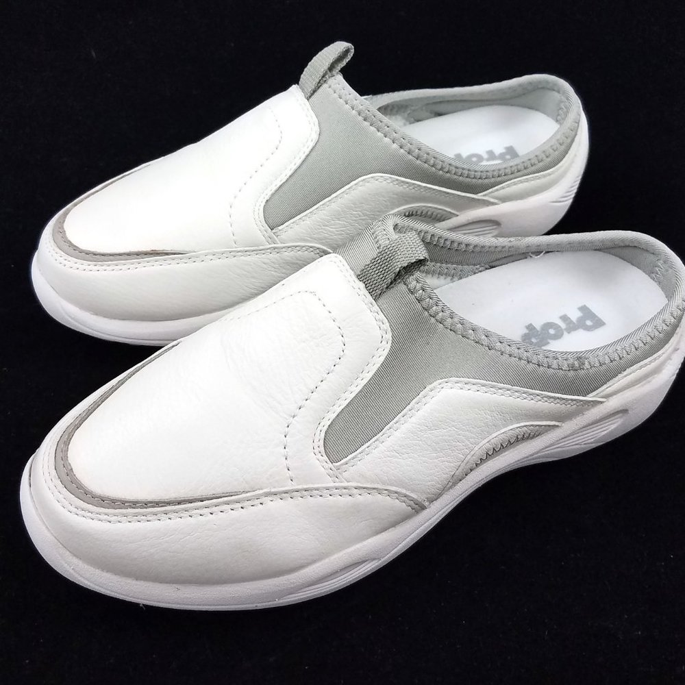 Propet Leather Mules Slip On Comfort Shoes